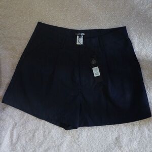 Fashion Nova Midnight Black High Waist Shorts